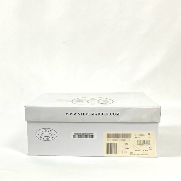 New Steve Madden Dicey Black Leather Chelsea Ankle Boot 6 1/2 - Picture 8 of 8